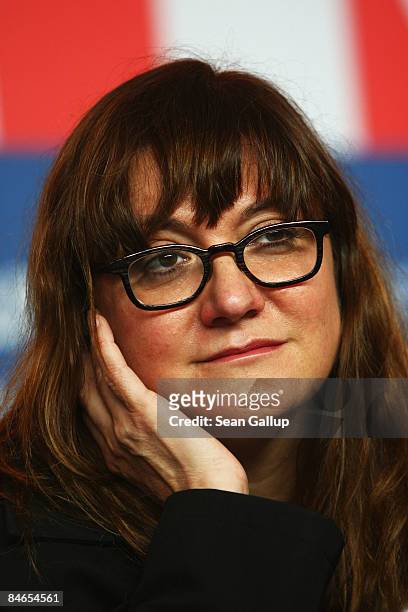 Director Isabel Coixet attends the press conference for the International Jury as part of the 59th Berlin Film Festival at the Grand Hyatt Hotel on...