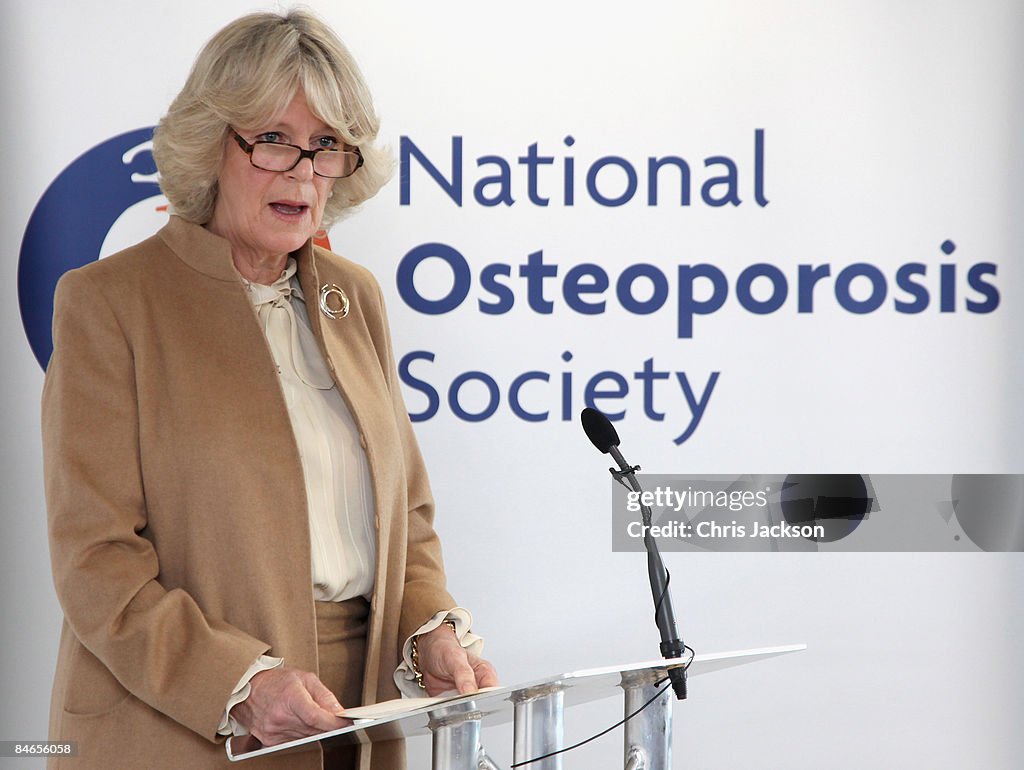 Duchess of Cornwall Visits National Osteoporosis Society Headquarters