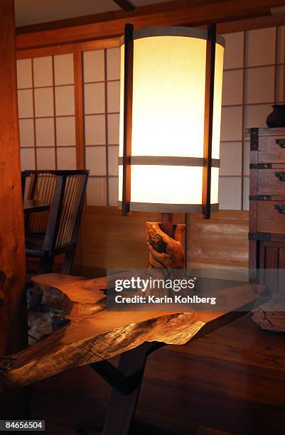 Designer Mira Nakashima is photographed at her home in New Hope, Pennsylvania.