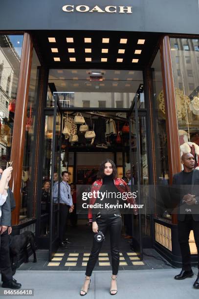 Coach In-Store Event with Selena Gomez, News Photo