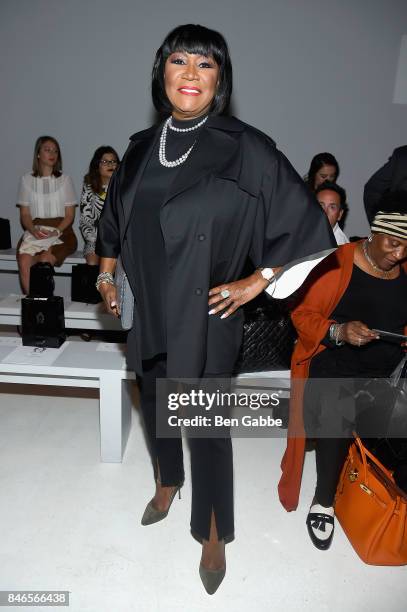 Singer Patti LaBelle attends the Zang Toi fashion show during New York Fashion Week: The Shows at Gallery 3, Skylight Clarkson Sq on September 13,...