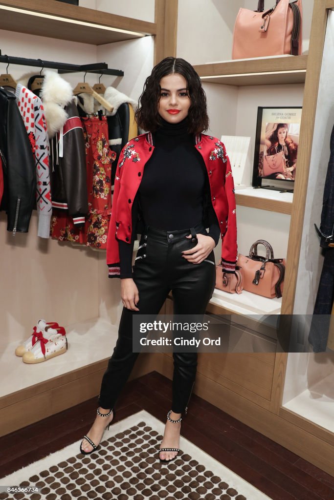 Coach In-Store Event with Selena Gomez