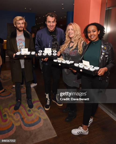 Harvey Kirby Ross, Jonathan Ross, Jane Goldman and guest attend a screening of "mother!" hosted by Collette Cooper and Paramount Pictures in...