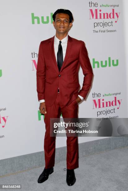 Utkarsh Ambudkar attends 'The Mindy Project' final season premiere party at The London West Hollywood on September 12, 2017 in West Hollywood,...