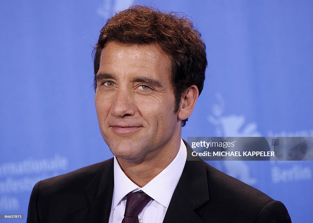 British actor Clive Owen poses for photographers during a photo call