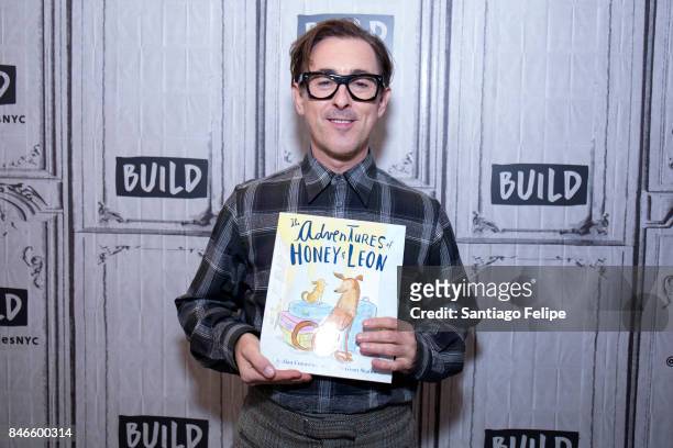 Alan Cumming visits Build Presents to discuss his new children's book "The Adventures of Honey & Leon" at Build Studio on September 13, 2017 in New...