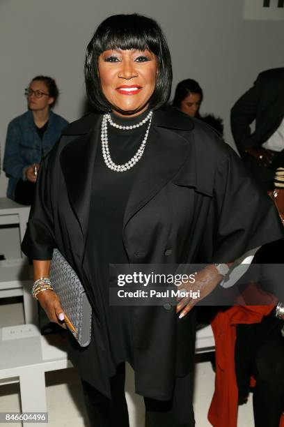 Singer Patti LaBelle attends the Zang Toi fashion show during New York Fashion Week: The Shows at Gallery 3, Skylight Clarkson Sq on September 13,...