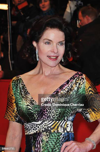 German actress Gudrun Landgrebe attends the "The International" premiere and Opening Ceremony during the 59th Berlin International Film Festival at...