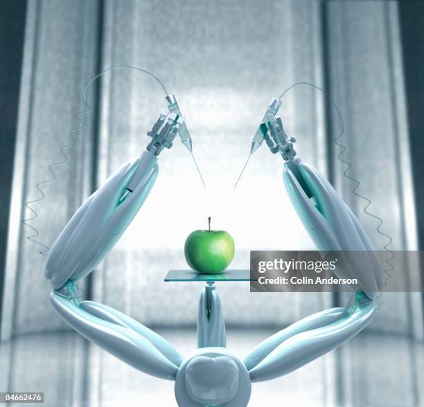 bio engineering - alimento genéticamente modificado fotografías e imágenes de stock