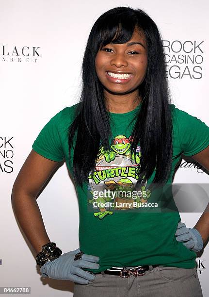 Actress Chyna Layne visits the Hollywood Life House Suite on January 20, 2009 in Park City, Utah.