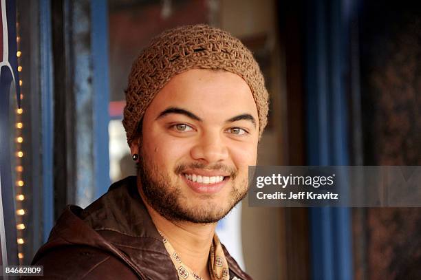 Guy Sebastian poses for portrait at Baby Blues BBQ on January 23, 2009 in Venice, California.