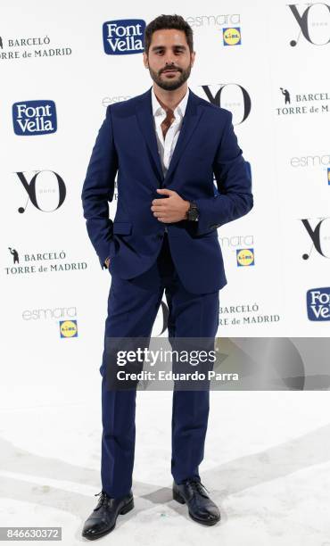 Actor Miguel Diosdado attends the 'Yo Dona MBFW opening party' photocall at Barcelo hotel on September 13, 2017 in Madrid, Spain.