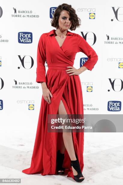 Actress Adriana Torrebejano attends the 'Yo Dona MBFW opening party' photocall at Barcelo hotel on September 13, 2017 in Madrid, Spain.