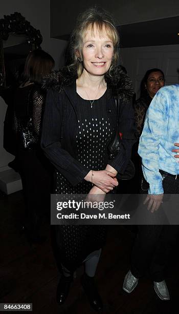 Lindsay Duncan attends the afterparty following the press night of 'A View From The Bridge', at Ruby Blue on February 5, 2009 in London, England.