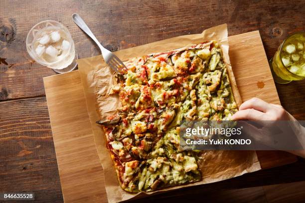  fotos e imágenes de Pizza Cuadrada - Getty Images