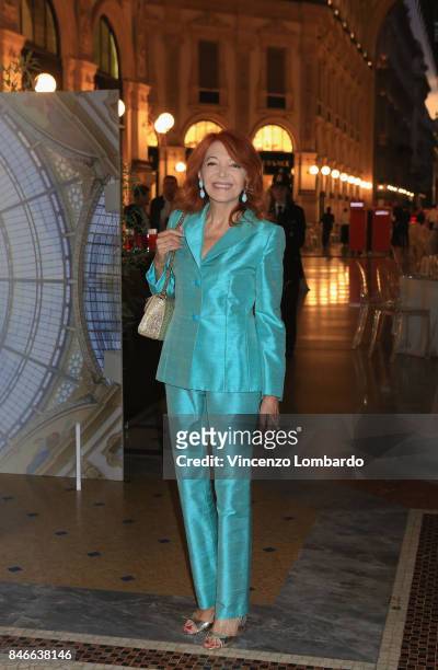Bedy Moratti attends charity dinner for Galleria Vittorio Emanuele 150th Anniversary on September 13, 2017 in Milan, Italy.
