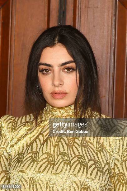 Charli XCX attends the Marc Jacobs Fashion Show during New York Fashion Week at Park Avenue Armory on September 13, 2017 in New York City.