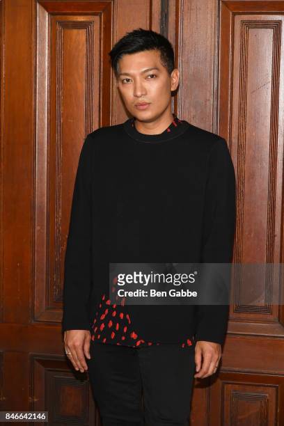 Blogger Bryanboy attends the Marc Jacobs Fashion Show during New York Fashion Week at Park Avenue Armory on September 13, 2017 in New York City.