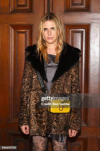 Hari Nef attends the Marc Jacobs Fashion Show during New York Fashion Week at Park Avenue Armory on September 13, 2017 in New York City.