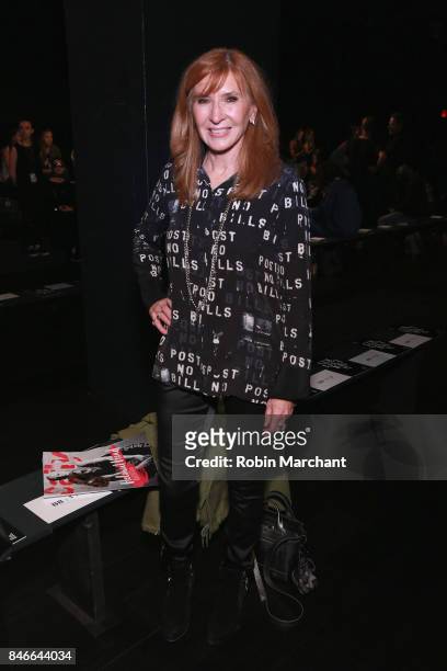 Designer Nicole Miller attends the RISD fashion show during New York Fashion Week: The Shows at Gallery 1, Skylight Clarkson Sq on September 13, 2017...