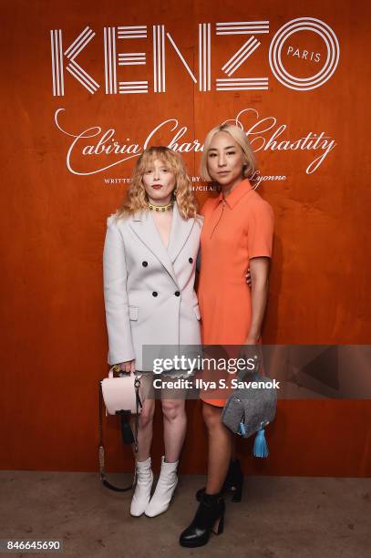 Natasha Lyonne and Greta Lee attend KENZO, Humberto Leon, Carol Lim And Natasha Lyonne Premiere "Cabiria, Charity, Chastity" In New York City at...