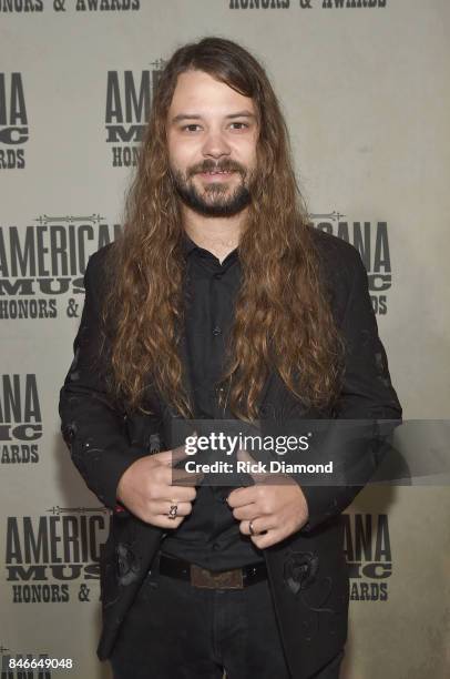 Brent Cobb arrrives at the 2017 Americana Music Association Honors & Awards on September 13, 2017 in Nashville, Tennessee.