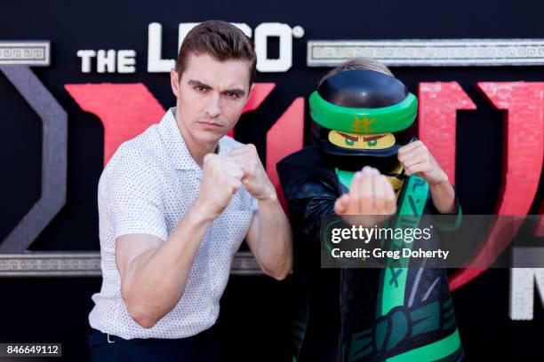 Actor Dave Franco attends the Green Ninja photo opp for Warner Bros. Pictures' "The LEGO Ninjago Movie"at LEGOLAND on September 13, 2017 in Carlsbad,...