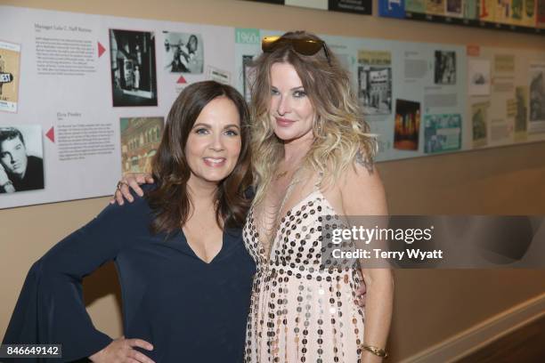 Lori McKenna and Elizabeth Cook attend the 2017 Americana Music Association Honors & Awards on September 13, 2017 in Nashville, Tennessee.