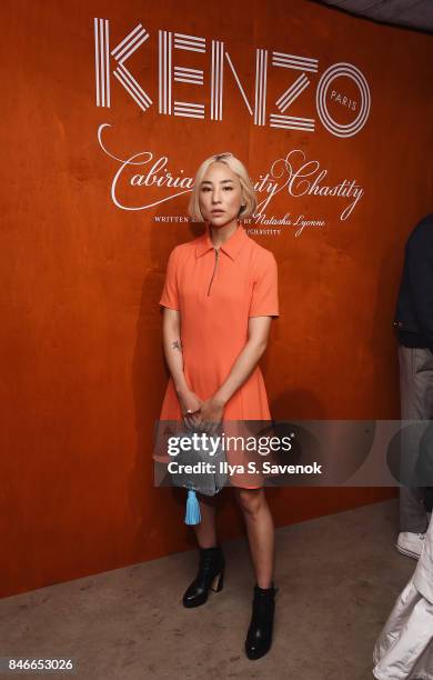 Greta Lee attends KENZO, Humberto Leon, Carol Lim And Natasha Lyonne Premiere "Cabiria, Charity, Chastity" In New York City at Public Arts on...