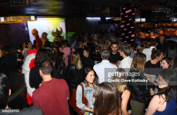 Guests attend the "Worth It" party presented by Buzzfeed at 1 Oak on September 13, 2017 in New York City.