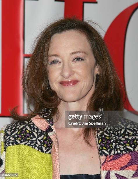 Actress Joan Cusack attends the premiere of "Confessions of a Shopaholic" at the Ziegfeld Theatre on February 5, 2009 in New York City.
