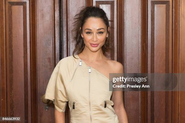Cara Santana attends Marc Jacobs Spring 2018 show red carpet at Park Avenue Armory on September 13, 2017 in New York City.
