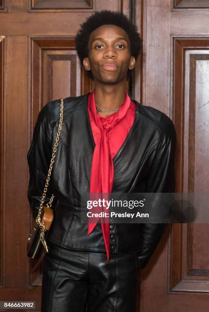 Parker Kit Hill attends Marc Jacobs Spring 2018 show red carpet at Park Avenue Armory on September 13, 2017 in New York City.