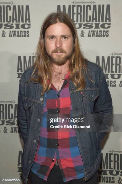 Lucas Nelson attends the 2017 Americana Music Association Honors & Awards on September 13, 2017 in Nashville, Tennessee.