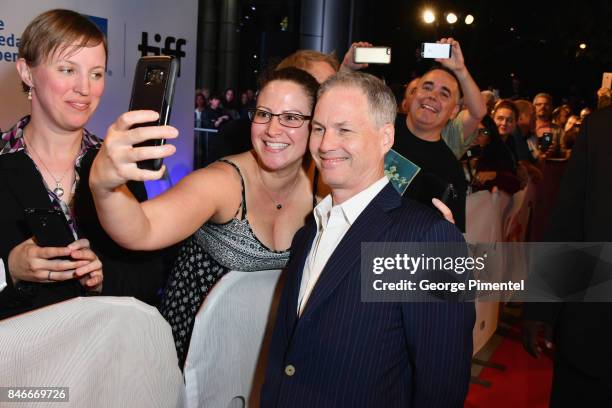 Johnny Fay of The Tragically Hip attends the "Long Time Running" premiere during the 2017 Toronto International Film Festival at Roy Thomson Hall on...