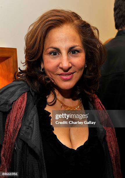 Actress Kathy Najimy attends the book launch for "NOTE to SELF" by Andrea Buchanan, hosted by Sheryl Crow and Step Up Women's Network, at Me&Ro on...