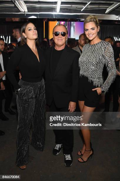 Ashley Graham, Michael Kors, and Kate Upton attend Michael Kors and Google Celebrate new MICHAEL KORS ACCESS Smartwatches at ArtBeam on September 13,...