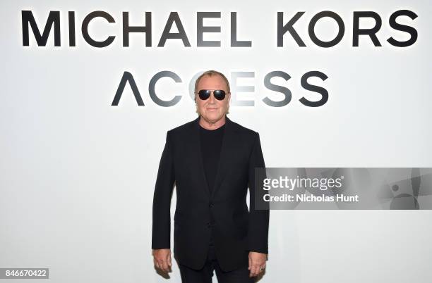 Fashion Designer Michael Kors attends Michael Kors and Google Celebrate new MICHAEL KORS ACCESS Smartwatches at ArtBeam on September 13, 2017 in New...