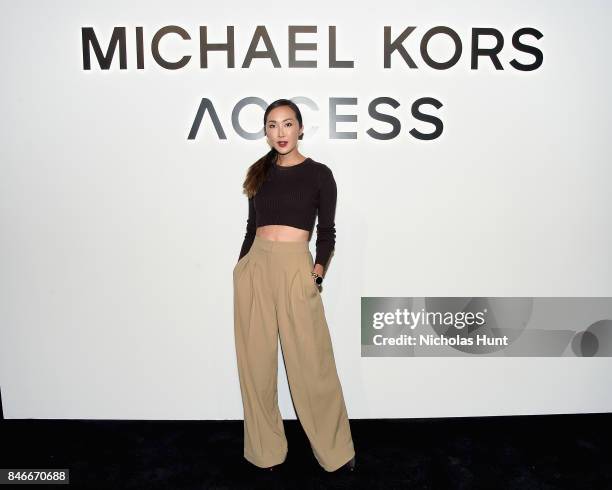 Chriselle Lim attends Michael Kors and Google Celebrate new MICHAEL KORS ACCESS Smartwatches at ArtBeam on September 13, 2017 in New York City.