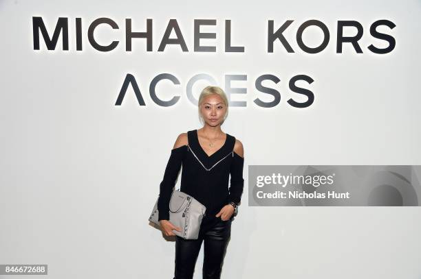 Vanessa Hong attends Michael Kors and Google Celebrate new MICHAEL KORS ACCESS Smartwatches at ArtBeam on September 13, 2017 in New York City.