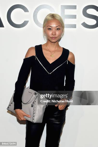 Vanessa Hong attends Michael Kors and Google Celebrate new MICHAEL KORS ACCESS Smartwatches at ArtBeam on September 13, 2017 in New York City.