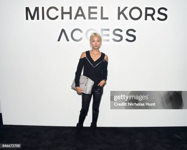 Vanessa Hong attends Michael Kors and Google Celebrate new MICHAEL KORS ACCESS Smartwatches at ArtBeam on September 13, 2017 in New York City.