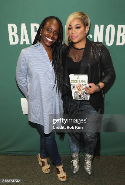 Tionne 'T-Boz' Watkins promotes her new book, "A Sick Life: TLC 'n Me: Stories From On And Off The Stage" at Barnes & Noble Union Square on September...