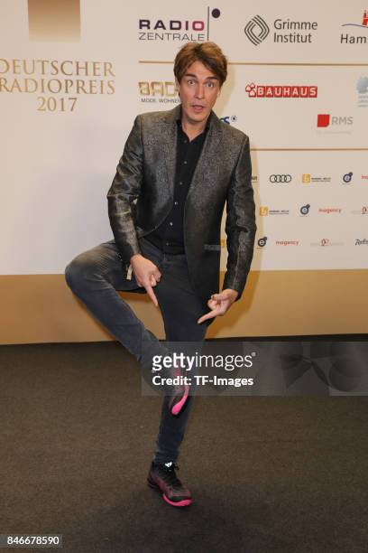 Matze Knop attends the Deutscher Radiopreis at Elbphilharmonie on September 7, 2017 in Hamburg, Germany. "n