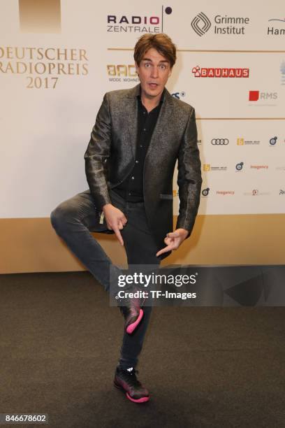 Matze Knop attends the Deutscher Radiopreis at Elbphilharmonie on September 7, 2017 in Hamburg, Germany. "n