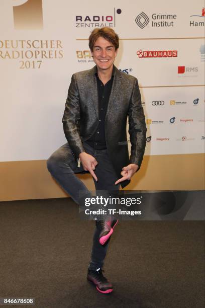 Matze Knop attends the Deutscher Radiopreis at Elbphilharmonie on September 7, 2017 in Hamburg, Germany. "n