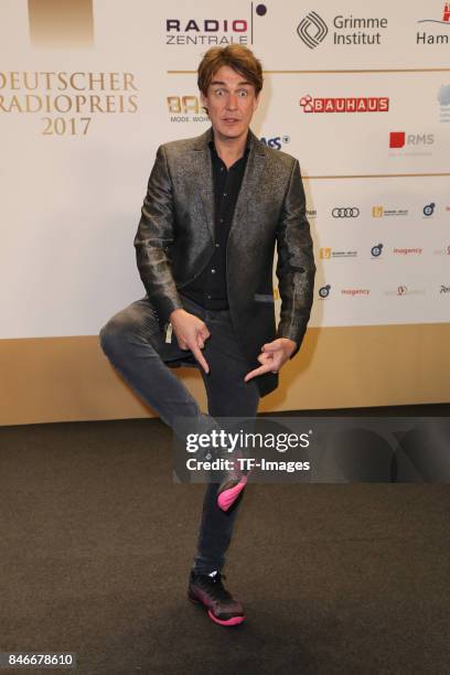 Matze Knop attends the Deutscher Radiopreis at Elbphilharmonie on September 7, 2017 in Hamburg, Germany. "n