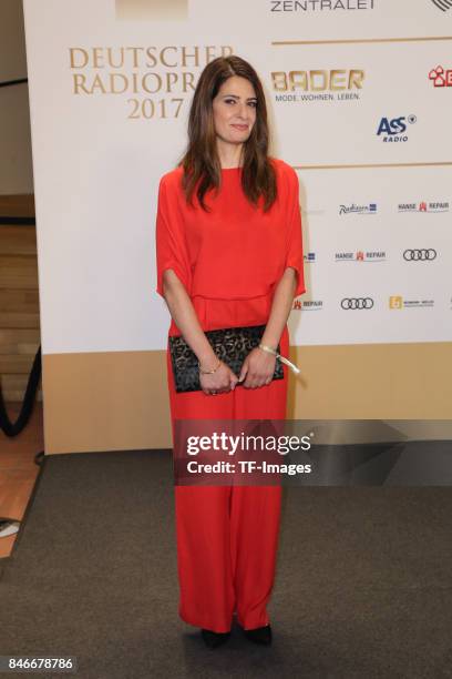 Linda Zervakis attends the Deutscher Radiopreis at Elbphilharmonie on September 7, 2017 in Hamburg, Germany. "n