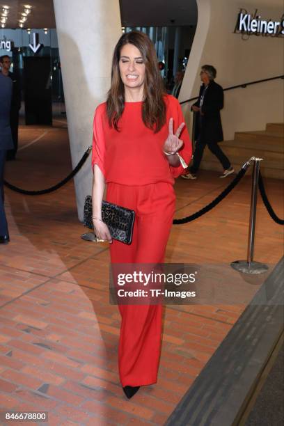 Linda Zervakis attends the Deutscher Radiopreis at Elbphilharmonie on September 7, 2017 in Hamburg, Germany. "n