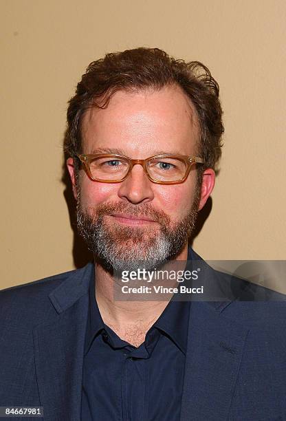 Writer Tom McCarthy attends "Beyond Words" a panel discussion with Oscar nominated screenwriters at the Writers Guild Theater on February 5, 2009 in...